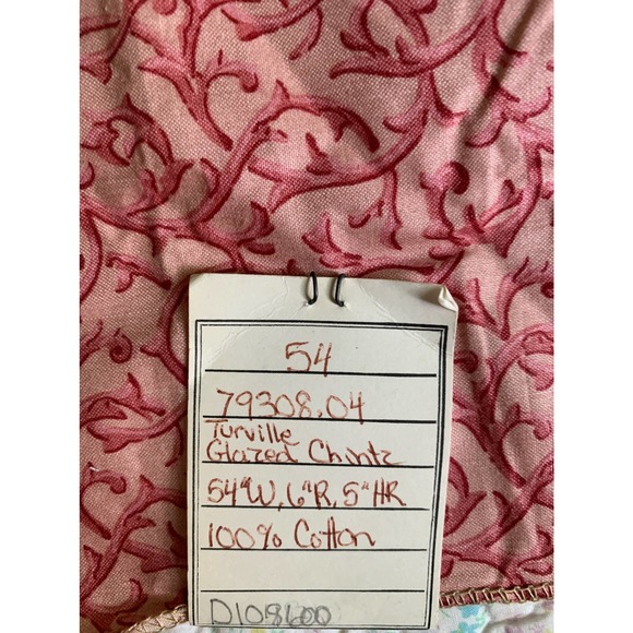 Upholstery Fabric Brunschwig Fils "Turville" Vintage 41" x 26" - Picture 4 of 5